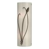 Forged Leaf And Stem 2 Light Wall Sconce 17 Inch Tall by Hubbardton Forge - 205770