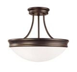 3 Light 14 Inch Wide Flush Mount by Capital - 2037