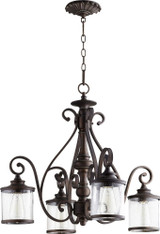 San Miguel Four Light Large Pendant by Quorum - 6473-4