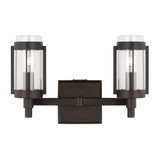 Flynn 2 Light Vanity Light 13.25 Inch Wide by Visual Comfort Studio - LV1012