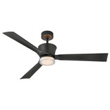 Vosh - 3 Blade Ceiling Fan with Light Kit-16 Inch Tall and 56 Inch Wide - 910956F