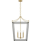 Carlyle 4 Light Pendant 32.13 Inch X 21 Inch Wide by Visual Comfort Studio - KSC1194