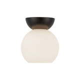 Arcadia 1 Light 6 Inch Wide Semi Flush Mount by Kuzco - SF59706