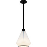 Haze 1 Light Mini Pendant 13.25 Inch Tall and 10.5 Inch Wide by Quoizel - QP6750