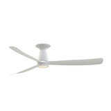 Kute Flush Ceiling Fan with Knurled Light Kit 60 Inch Wide by Fanimation - FPD8560-KLK-F