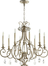 Ansley 8 Light Large Chandelier by Quorum - 6014-8