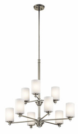 Joelson 9 Light Large 2 Tier Chandelier by Kichler - 43924