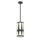 Royston 1 Light Small Pendant by Crystorama - ROY-801