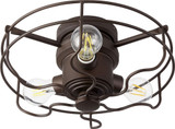 Windmill 18W 3 LED Cage Ceiling Fan Light Kit 14 by 5.5 Inches by Quorum - 1905