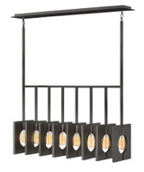 Ludlow 8 Light Oversized Linear Chandelier by Hinkley - 41315