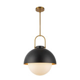 Harper 1 Light Medium Pendant 19.88 Inch Tall by Alora - PD507216