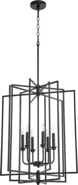 Hammond 6 Light Medium Foyer Chandelier by Quorum - 688-6