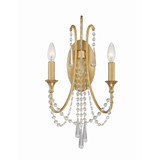 Arcadia 2 Light Candle Style Wall Sconce by Crystorama - ARC-1902