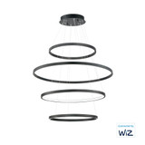 Groove 4 LED Light Oversized 4 Tier Pendant by ET2 - E22729