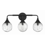 Reflection 3 Light Bath Vanity 11 Inch Tall and 24 Inch Wide by Craftmade - 61203