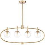 Piltz 4 Light Small Linear Island Pendant by Craftmade - 45574