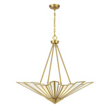 Rivage 4 Light Pendant 31 Inch Tall and 36 Inch Wide by Savoy House - 7-1038-4