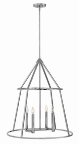 Middleton 4 Light Stem Hung Large Pendant 30 Inch Tall by Hinkley - 3774