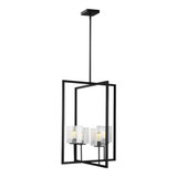 Mitte 4 Light Large Foyer Pendant by Generation - 5341504