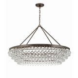 Calypso 8 Light Oversized Round Chandelier by Crystorama - 278