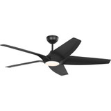 Dellwood 5 Blade Ceiling Fan with Light Kit 56 Inch Wide by Generation - 5DLWCSM56D