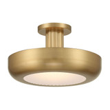 Macey 36W 1 LED Semi Flush Mount 10 Inch Tall and 16 Inch Wide by Eurofase - 50389