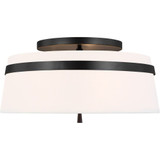 Cordtlandt 3 Light 19 Inch Wide Semi Flush Mount by Visual Comfort Studio - AF1153
