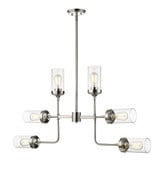 Calliope 6 Light Pendant  41.5 Inch Wide by 22.25 Inch High by Z-Lite - 617-6