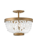 Dune 20W 4 LED 16 Inch Wide Semi Flush Mount by Fredrick Ramond - FR30203