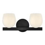 Mae 10W 2 LED Small Bath Vanity 6.75 Inch Tall and 15 Inch Wide by Hinkley - 57022
