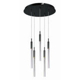 Scepter 37.5W 5 LED Light Medium Pendant by ET2 - E32775AS