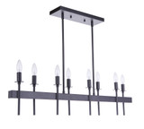 Larrson 8 Light Mini Linear Island Pendant by Craftmade - 54378