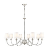 Katerina 8 Light Chandelier 32.5 Inch Tall and 46 Inch Wide By Z-Lite - 1950-8