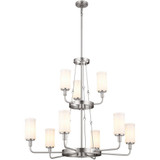 Vetivene 9 Light Oversized 2 Tier Chandelier by Kichler - 52452