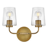 Kline 24W 2 LED Clear Vanity Light by Lark - 853452-CL