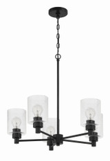 Lyndsey 5 Light Chandelier 28.75 Inch Tall and 24 Inch Wide by Craftmade - 60225