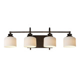 Bisque 4 Light Bath Vanity 10 Inch Tall and 32 Inch Wide by Maxim - 21494