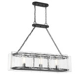 Genry 3 Light Nature Inspired Linear Chandelier by Savoy House - 1-8203-3