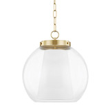 Sasha 15W 1 LED Light Medium Pendant by Mitzi - H457701L