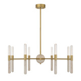 Linden 5W 8 LED Chandelier 13 Inch Tall and 32 Inch Wide by Savoy House - 1-9716-8