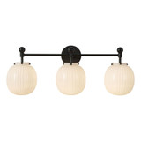 Cherise 3 Light Bath Vanity 11.88 Inch Tall and 28.38 Inch Wide by Alora - VL579328