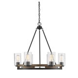 Lynwood 6 Light Chandelier 26.5 Inch Tall and 28.5 Inch Wide by Savoy House - L1-7600-6