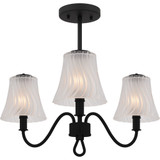 McKinney 3 Light Semi Flush Mount 21.75 Inch Wide by Quoizel - MCK1722