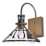 Henry 1 Light Glass Outdoor Wall Lantern 10.5 Inch Tall by Hubbardton Forge - 302709
