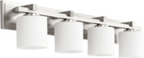 4 Light Cylinder Vanity Light 33 Inch Wide by Quorum - 5369-4