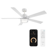 Radiant 5 Blade Ceiling Fan with Light Kit 56 Inch Wide by Modern Forms - FR-D2603-56L