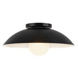 Umbra 1 Light Semi Flush Mount 6.25 Inch Tall and 14 Inch Wide by Kuzco - SF10814
