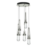 Link 5 Light Contemporary Medium Pendant 16.1 Inch Tall by Hubbardton Forge - 131127H