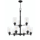 Dardyn 9 Light Chandelier 35 Inch Tall and 29.25 Inch Wide by Craftmade - 49829