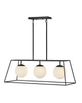 Jonas 3 Light Oversized Linear Chandelier by Hinkley - 4376